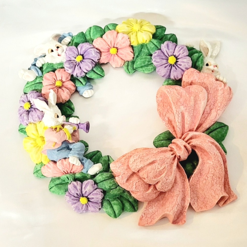 🐰 Bunnies & Bow WREATH